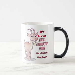 Funny Sarcastic Goat Magisk Mugg