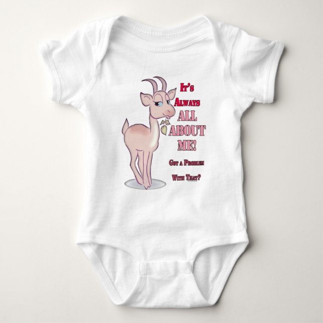 Funny Sarcastic Goat T-shirt (Framsida)