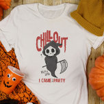 Funny Sarcastic GrimReaper Halloween fest Costume T Shirt<br><div class="desc">Happy halloween alla! Är du redo att ta fram Halloween-andan? De här lustiga Halloween-chippen jag kom till Party-regissören är det bästa sättet att engagera sig i skräcknattarna. Vi firar den här Oktober 31an Halloween. Ha roligt Bus eller godis &Halloween fest med familj och vänner.</div>
