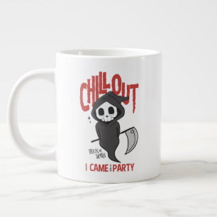 Funny Sarcastic GrimReaper Halloween fest Jumbo Mugg