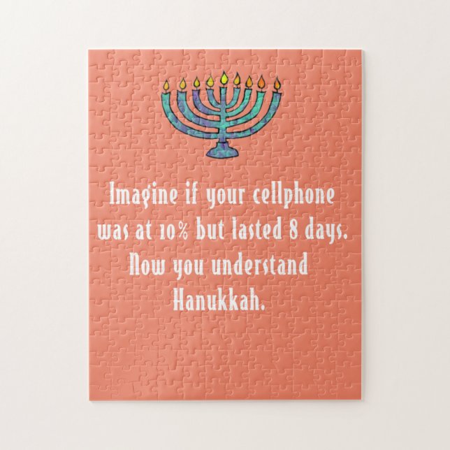 Funny Sarcastic Hanukkah Chanukah Cellphone Quote Pussel (Vertikal)