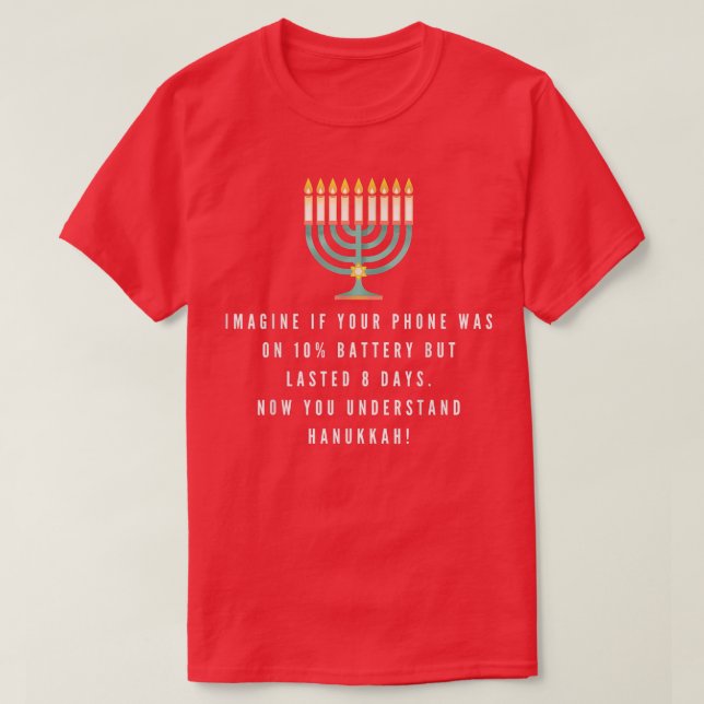 Funny Sarcastic Hanukkah Chanukah Mobil Quote T Shirt (Design framsida)