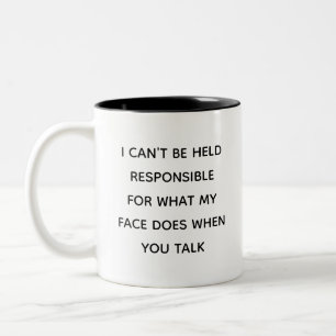 Funny Sarcastic Ingenjör Coffee Rude Coworking Gif Två-Tonad Mugg
