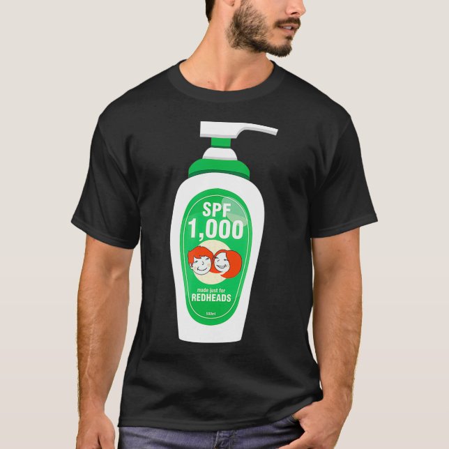 Funny Sarcastic Irish Ginger Rödhårig SPF 1000 Sol T Shirt (Framsida)