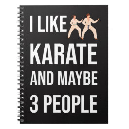 Funny Sarcastic Karate Gifts Martial Arts Fighter Anteckningsbok