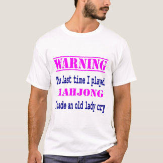 FUNNY SARCASTIC MAHJONG T SHIRT