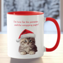 Funny Sarcastic Maine Coon Cat Santa Hat Anpassnin