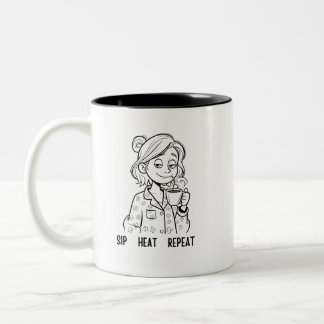 Funny Sarcastic Mom Mug Två-Tonad Mugg