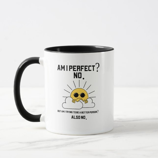Funny Sarcastic Motivational Gift Mugg (Vänster)