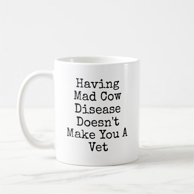 Funny Sarcastic Mugg for A Vet, Vets Gift (Vänster)
