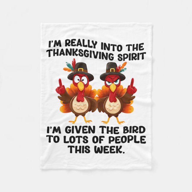 Funny Sarcastic Novelty Tee I've Given The Bird Me Fleecefilt (Framsidan)