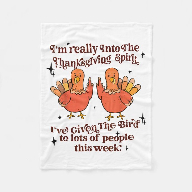 Funny Sarcastic Novelty Tee I've Given The Bird Me Fleecefilt (Framsidan)