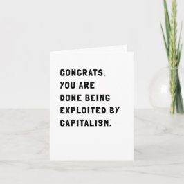 Funny Sarcastic Pension Card Kort