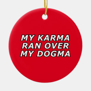 Funny Sarcastic Quote Gag Gift Julgransprydnad Keramik