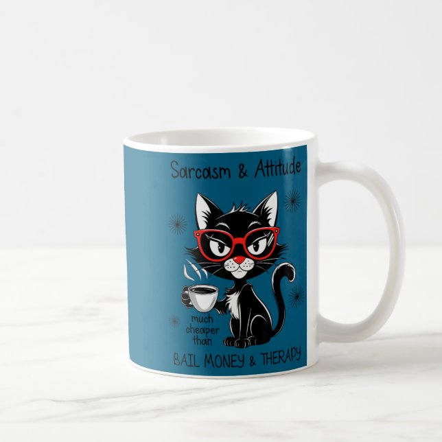Funny Sarcastic Rude Sayings Sarcasm And Attitude  Kaffemugg (Höger)