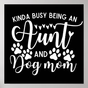 Funny Sarcastic Sayed Moster Hund Mamma Poster