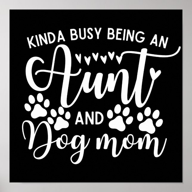 Funny Sarcastic Sayed Moster Hund Mamma Poster (Framsidan)