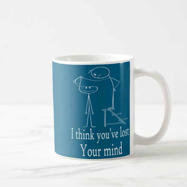 Funny Sarcastic Stick Man Designs, Funny Humor Sti Kaffemugg (Höger)