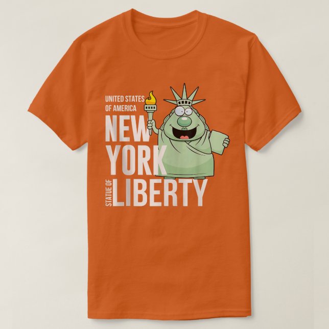 Funny Sarcastic USA New York Frihetsgudinnan Car T Shirt (Design framsida)