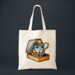 Funny Sardine Detective Tote Bag Tygkasse<br><div class="desc">Carry your essentials in quirky mystery style with this funny sardine detective tote bag! This unique bag features a sardine dressed as a classic British detective, wearing a trench coat, detective hat, and holding a magnifying glass — all inside a vintage sardine tin. Spacious, durable, and reusable, it’s perfect for...</div>