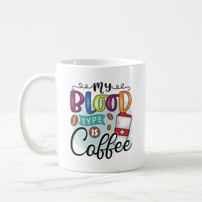 Funny Sarkastic Coffee Quotes Kaffemugg (Vänster)