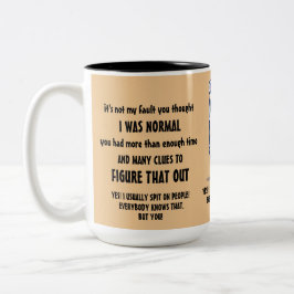 Funny Sarkastic Lamas Quotes Två-Tonad Mugg