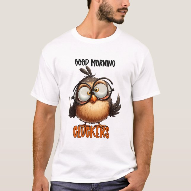 Funny Sarkastic Manar Bra Morgonturer T Shirt (Framsida)