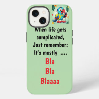 Funny Sarkastic Parrot - iphone case