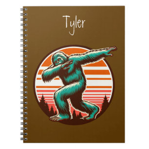 Funny Sasquatch Bigfoot Dabbing Personlig Anteckningsbok