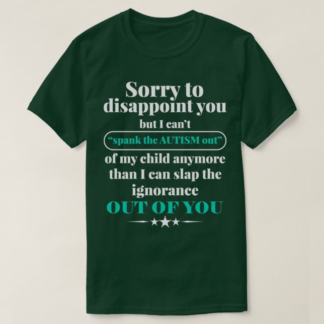 Funny Sassy Crazy Autism Mamma T Shirt (Design framsida)