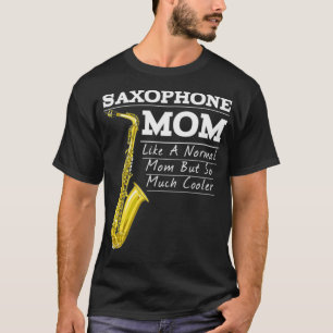 Funny saxiofon Marching Band Mamma T Shirt