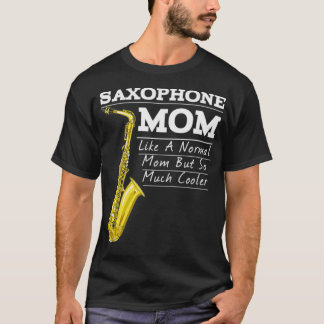 Funny saxiofon Marching Band Mamma T Shirt