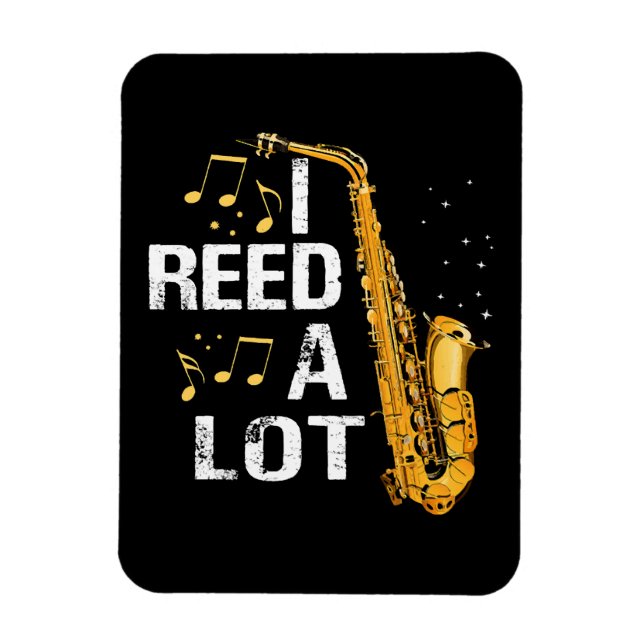 Funny Saxophone Magnet (Vertikal)