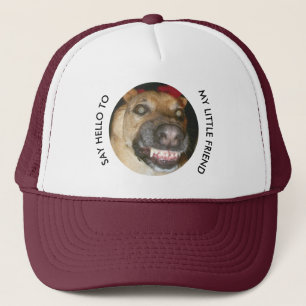 Funny say Hej Black & Tan German Shepherd Hund Keps