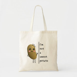 Funny Say i’är inte en sötpotatis Tygkasse