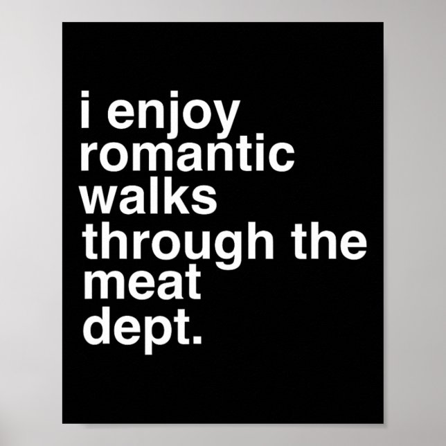 Funny Sayed Kött Bacon Beef Grilling Bbq Älskare G Poster (Framsidan)