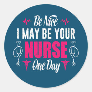 Funny Sayed Nurses Future Registered Nurse RN Runt Klistermärke