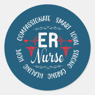 Funny Sayed Nurses RN Registered Nurse Nursing Runt Klistermärke