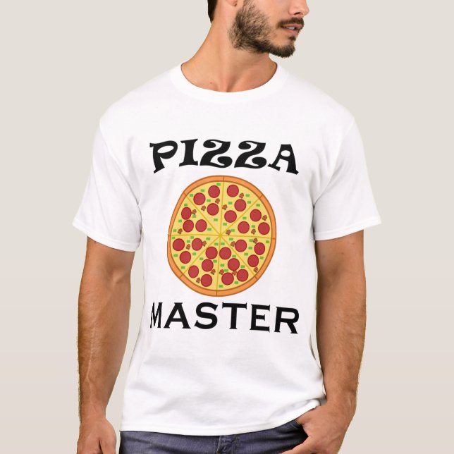 Funny Sayed Pizza Skapar Hobby Chef T Shirt (Framsida)