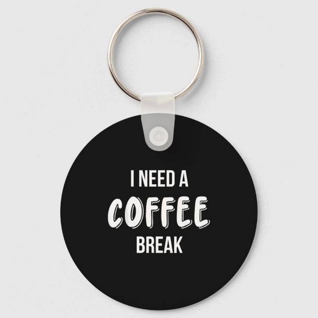 Funny Saying Quote Coffee Women Coffee Lover Coffe Nyckelring (Framsida)