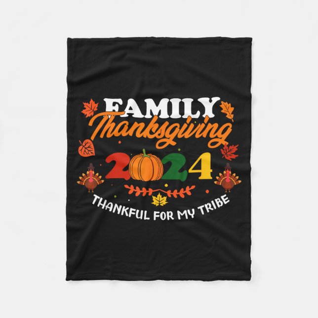 Funny Saying Quote Gift Family Thanksgiving 2024 T Fleecefilt (Framsidan)