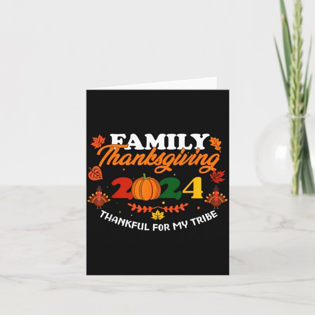Funny Saying Quote Gift Family Thanksgiving 2024 T Kort (Framsida)