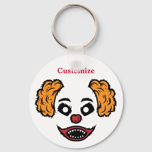 Funny Scary Clown Thunder_Cove Nyckelring (Framsida)