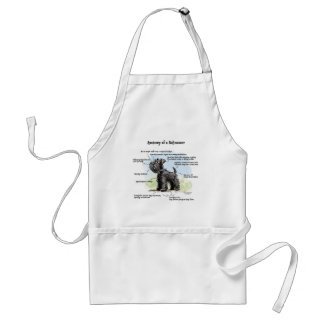 Funny Schnauzer Apron Förkläde