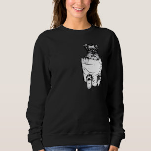 Funny Schnauzer Inside Pocket for Hund T Shirt