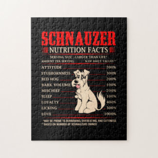 Funny Schnauzer | Schnauzers knappbeskrivningar Pussel