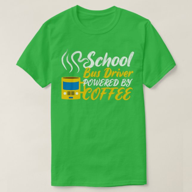 Funny School Buss Driver 16 T Shirt (Design framsida)