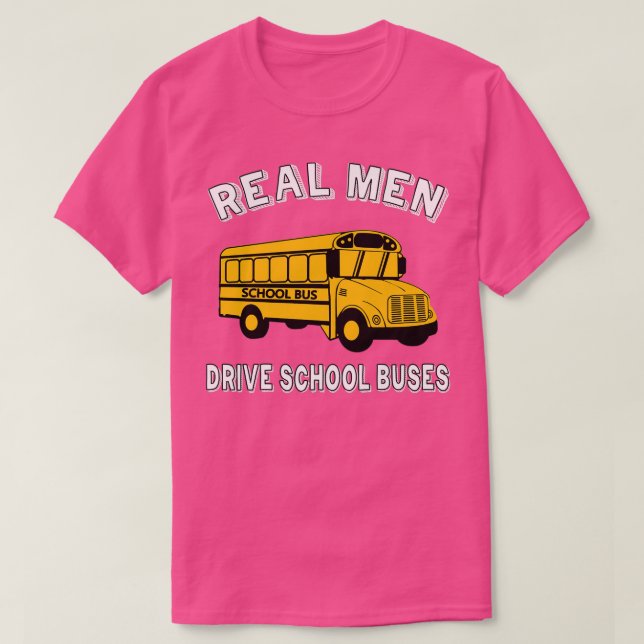 Funny School Buss Driver Design 10 T Shirt (Design framsida)