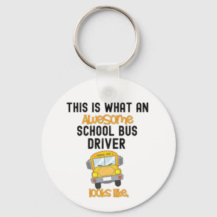 Funny School Buss Driver Det här är fantastisk Nyckelring