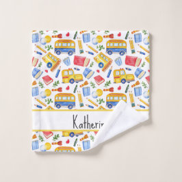 Funny School Buss Go Back to school Namn Mönster